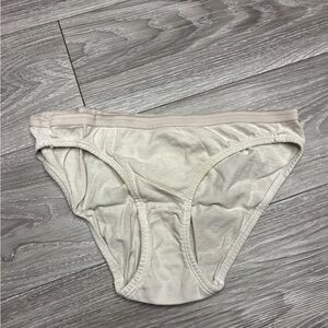 Cream Bikini Briefs